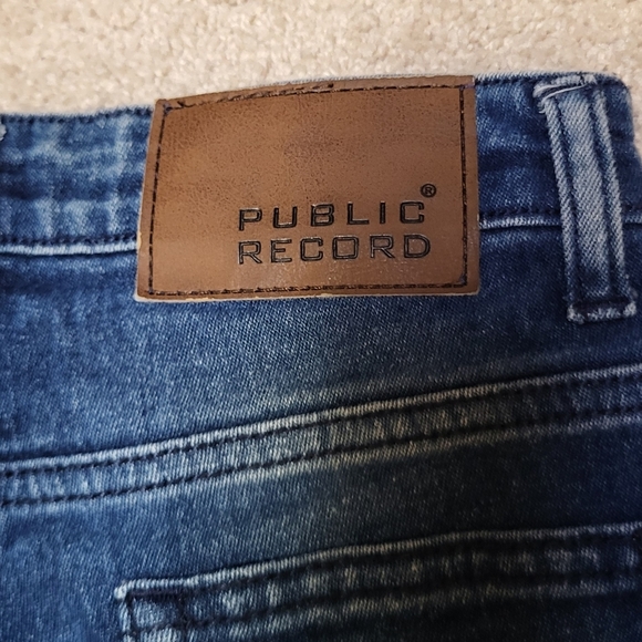 Public Record Kids Classic Blue Denim Skinny Jeans - Boys Size 10M - Picture 4 of 4